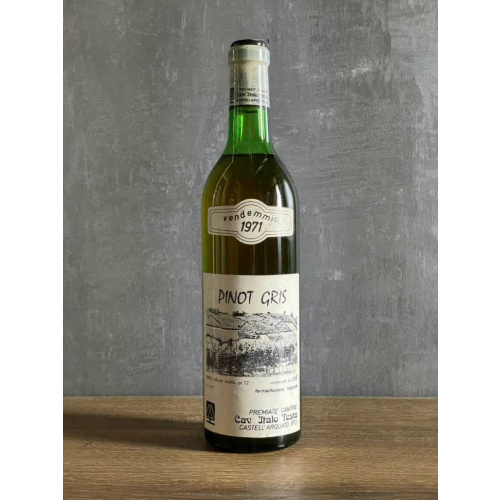 Вино Cav Italo Testa Pinot Gris 1971 года