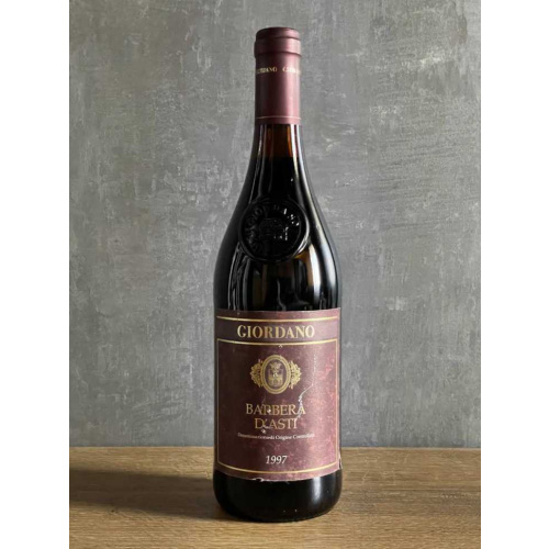 Вино Giordano Barbera d’Asti 1997 года