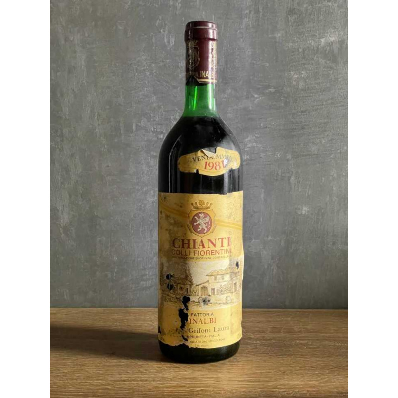 Вино Colli Florentini Chianti 1981 года
