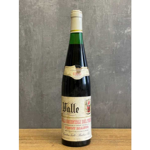 Вино Valle Pinot Bianco 1975 года