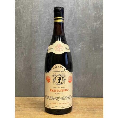 Вино Cantine Tappo d’Oro Fragolino 1974 года