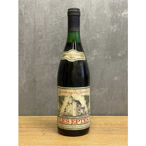 Вино Gamay de Geneve Les Eptés 1973 года