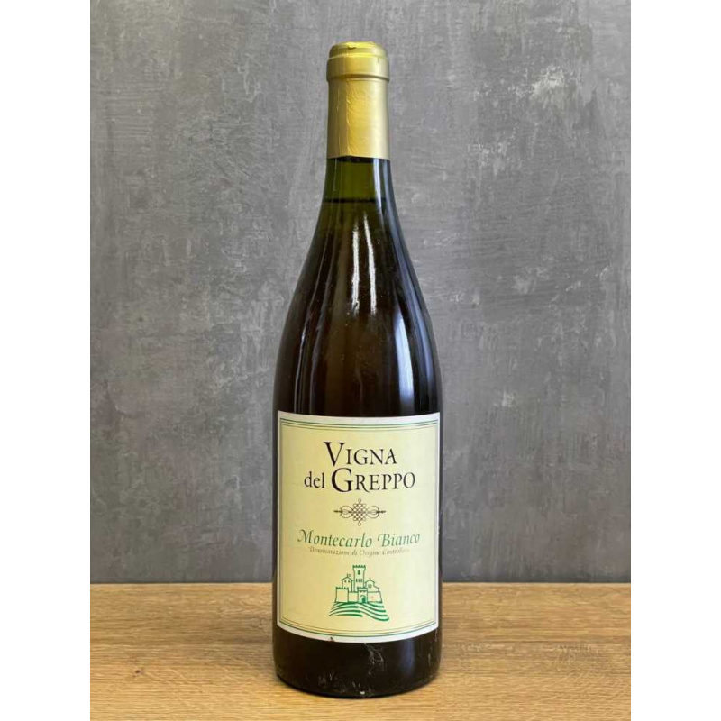 Вино Vigna del Greppo Montecarlo Bianco 1995 года.