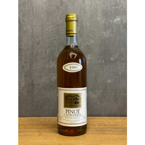 Вино Pinot S.Margherita 1989 года.