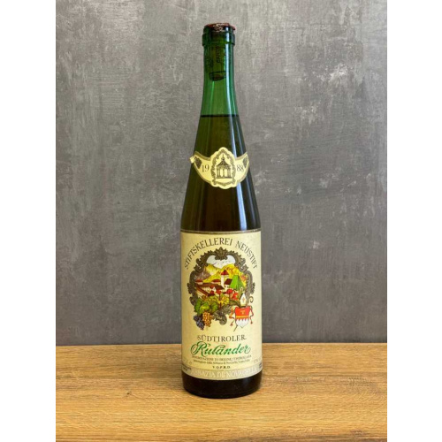 Вино Stiftskellerei Neustift Südtiroler Ruländer 1988 года.