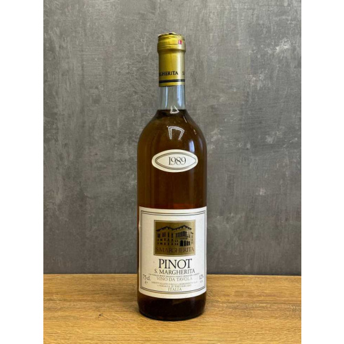 Вино Pinot S.Margherita 1989 года.