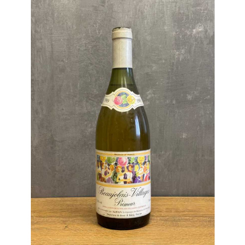 Вино Beaujolais-Villages Primeur 1989 года.