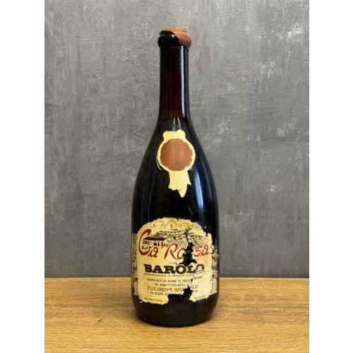 Вино Barolo Ca’ Rossa 1971 года.