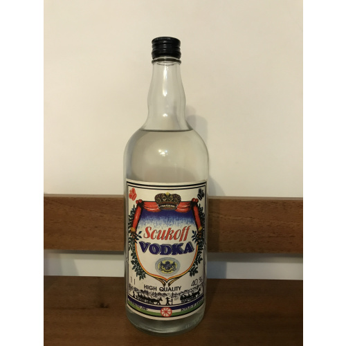 Водка Scuroff 1 L. 1991 год