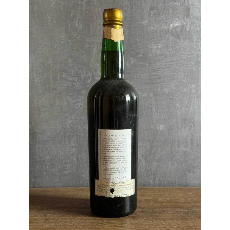 Вино Vermentino di Gallura Aghiloja 1966 года.