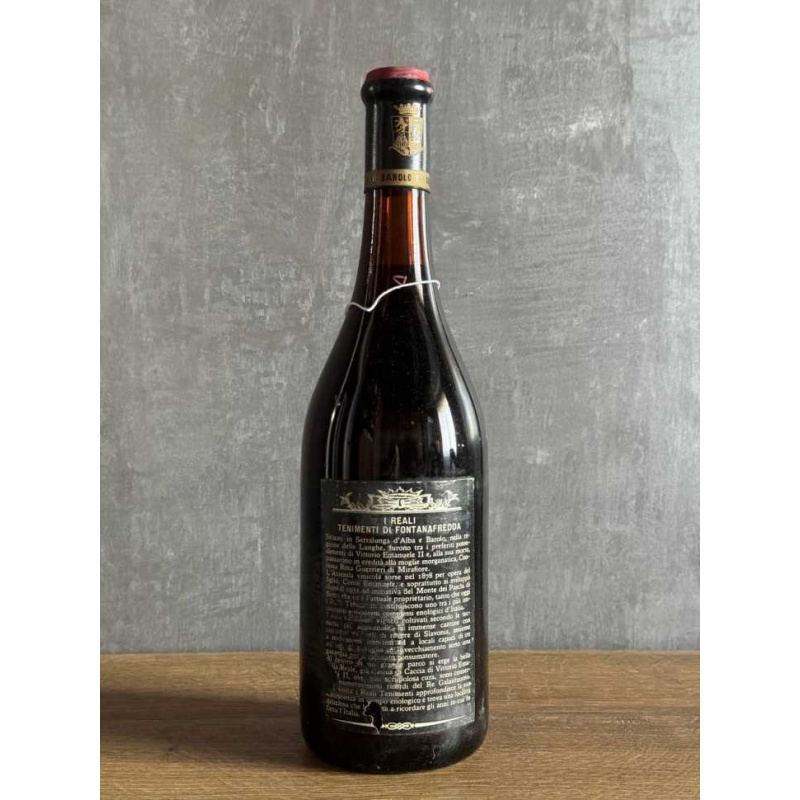 Вино Fontanafredda Barolo 1965 года.