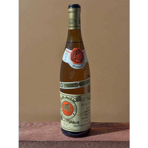 Вино Hattenheimer Deutelsberg Riesling Kabinett 1983 года. 0,75 л.