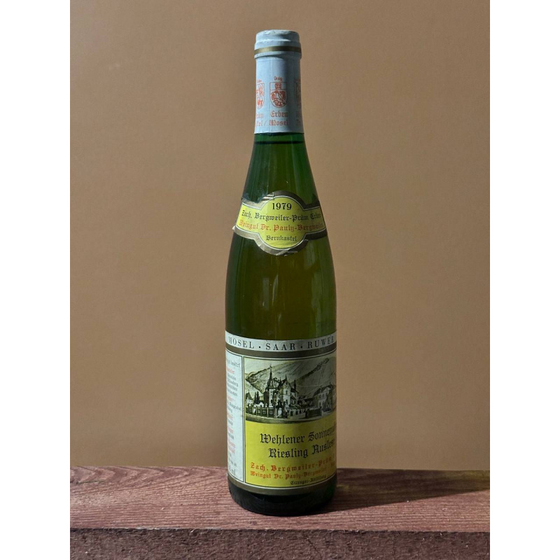 Вино Dr. Pauly-Bergweiler Wehlener Sonnenuhr Riesling Auslese 1979 года. 0,75 л