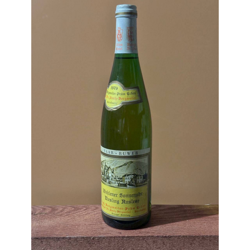 Вино Dr. Pauly-Bergweiler Wehlener Sonnenuhr Riesling Auslese 1979 года. 0,75 л