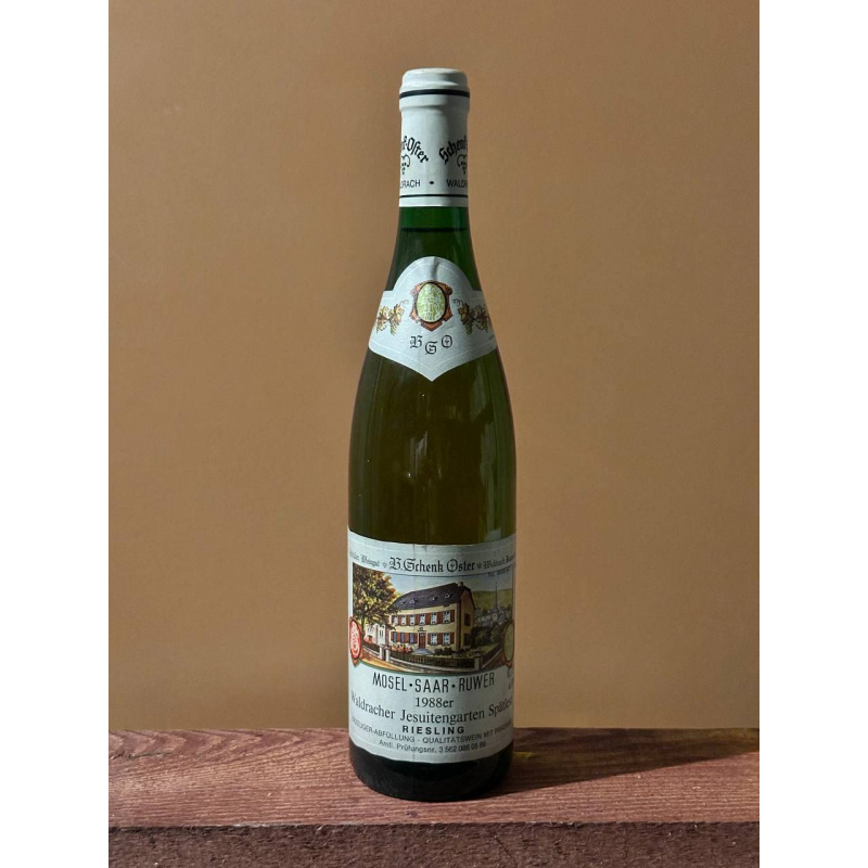 Вино Waldracher Jesuitengarten Riesling Spätlese 1988 года. 0,7 л.