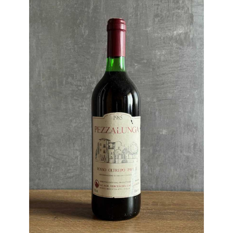 Вино Vercesi del Castellazzo Pezzalunga Rosso 1985 года.
