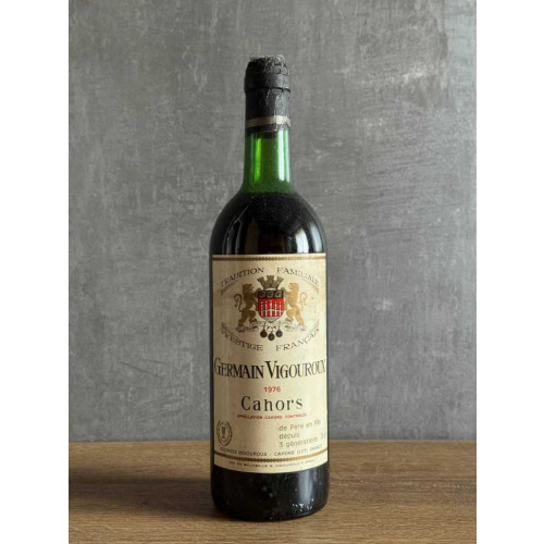Вино Germain Vigouroux Cahors 1976 года.