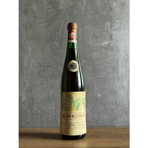 Вино Cav. Pietro Ongari Tocai 1966 года.