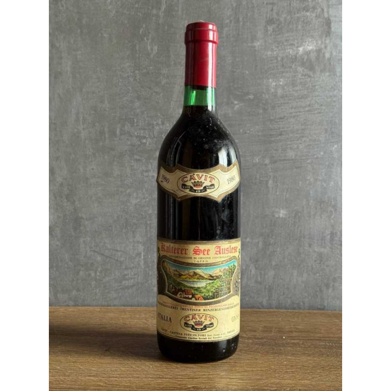 Вино Kalterer See Auslese Cavit 1980 года.