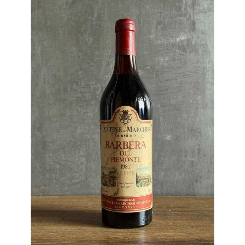 Вино Cantina dei Marchesi Barbera del Piemonte 1981 года.