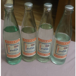 Водка русская 4 бутылки 0,33