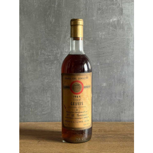 Вино Grands Vins Demoizeau Vino Graves 1964 года.