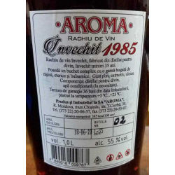 Коньячный дистиллят «Aroma» 35 лет, 55%. 1 л.