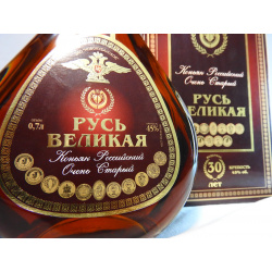 Коньяк Русь Великая 30 лет (розлив 2006)