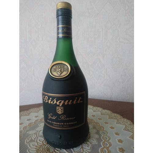 коньяк "BISQUIT "Gold Reserve", 1980-е года