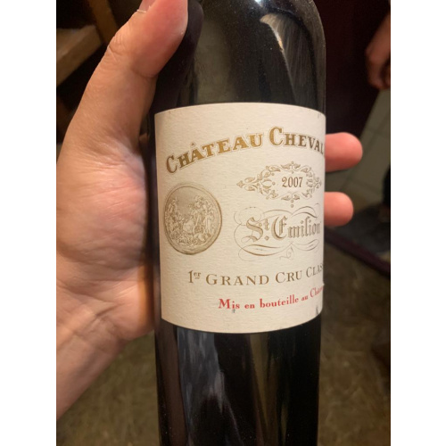 Вино Chateau Cheval Blanc, St-Emilion AOC 1-er Grand Cru Classe, 2007