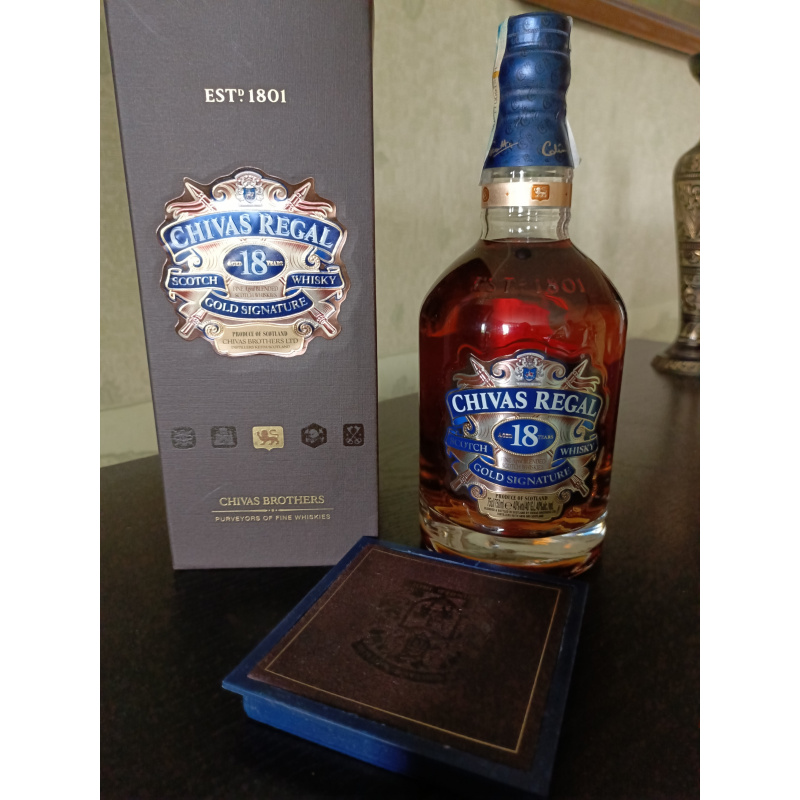 Chivas Regal whiskey 18 years