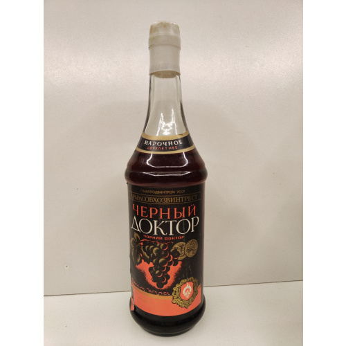 Черный Доктор Массандра 1982г 0,75л СССР