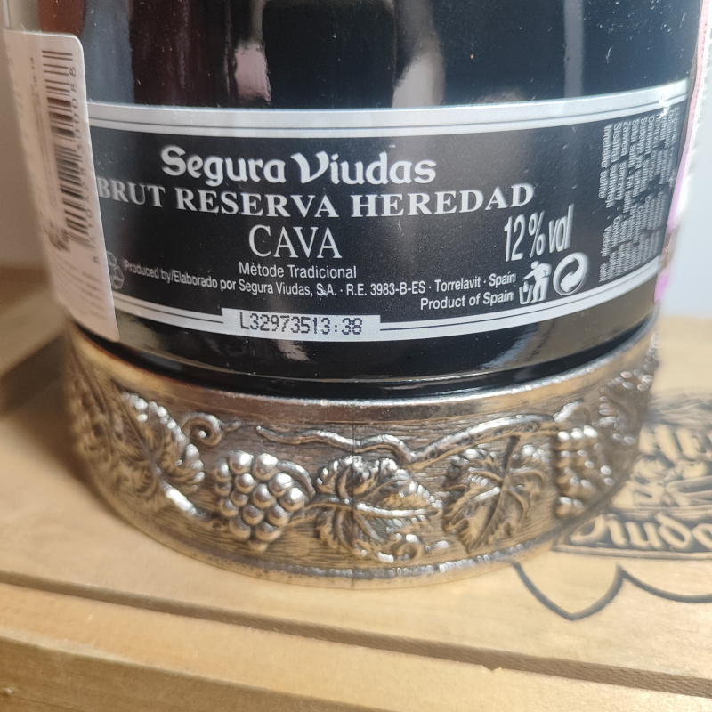 Segura Viudas Cava Brut Reserva Heredad 2012  год