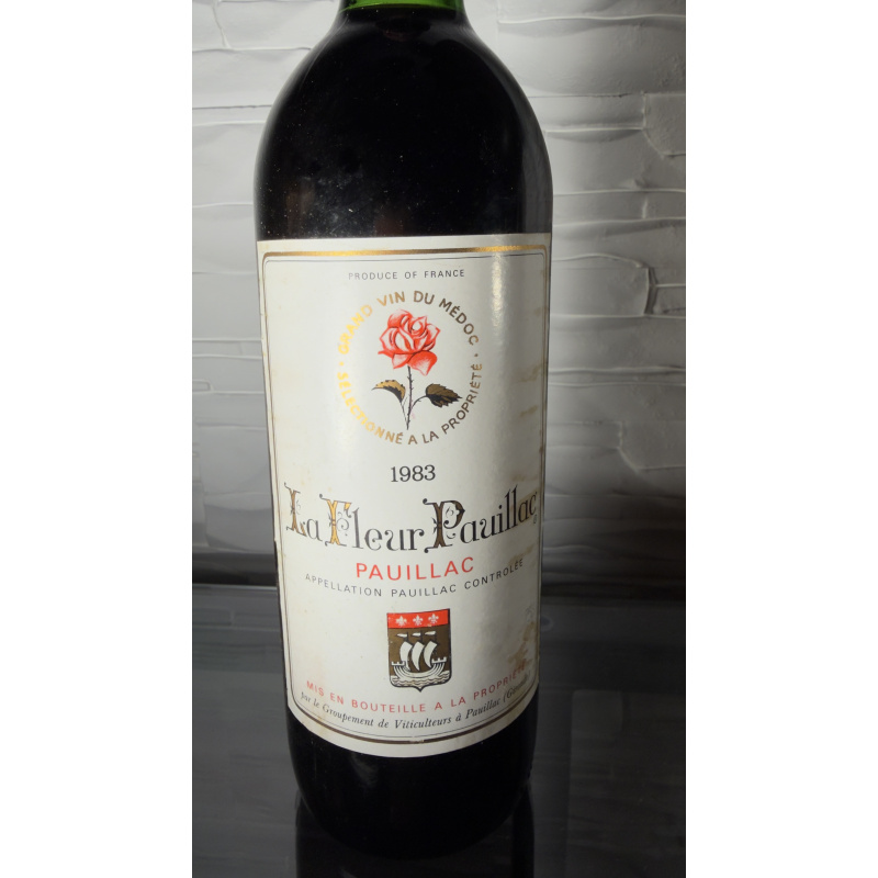 Вино LaFleur Pauillac 1983 года
