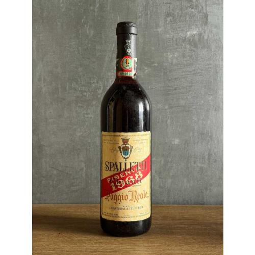 Вино Spalletti Chianti “Poggio Reale” 1968 года.