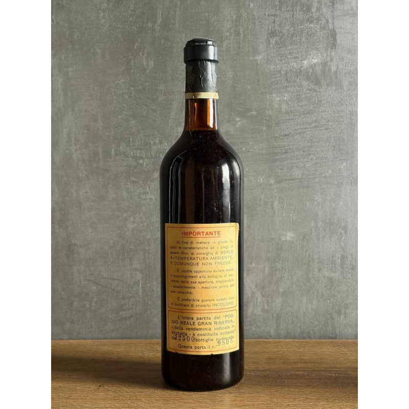 Вино Spalletti Chianti “Poggio Reale” 1964 года.