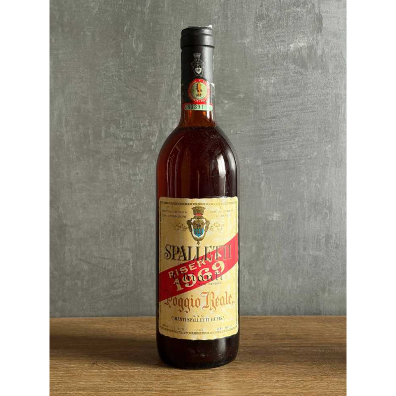Вино Spalletti Chianti “Poggio Reale” 1969 года.