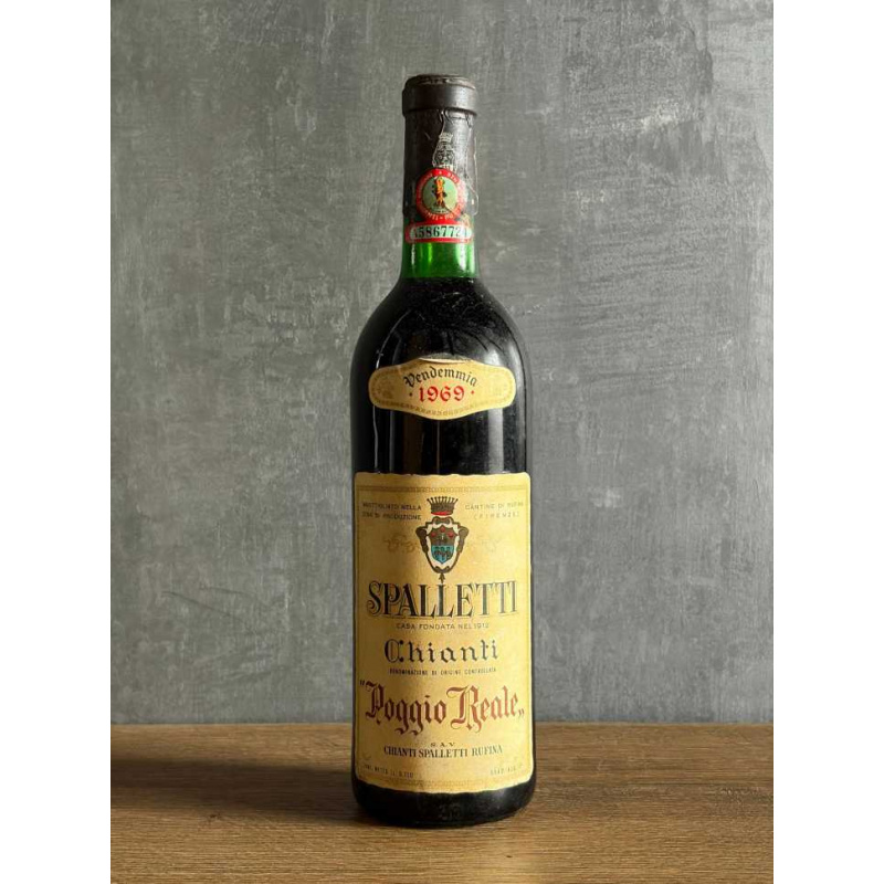 Вино Spalletti Chianti “Poggio Reale” 1969 года.