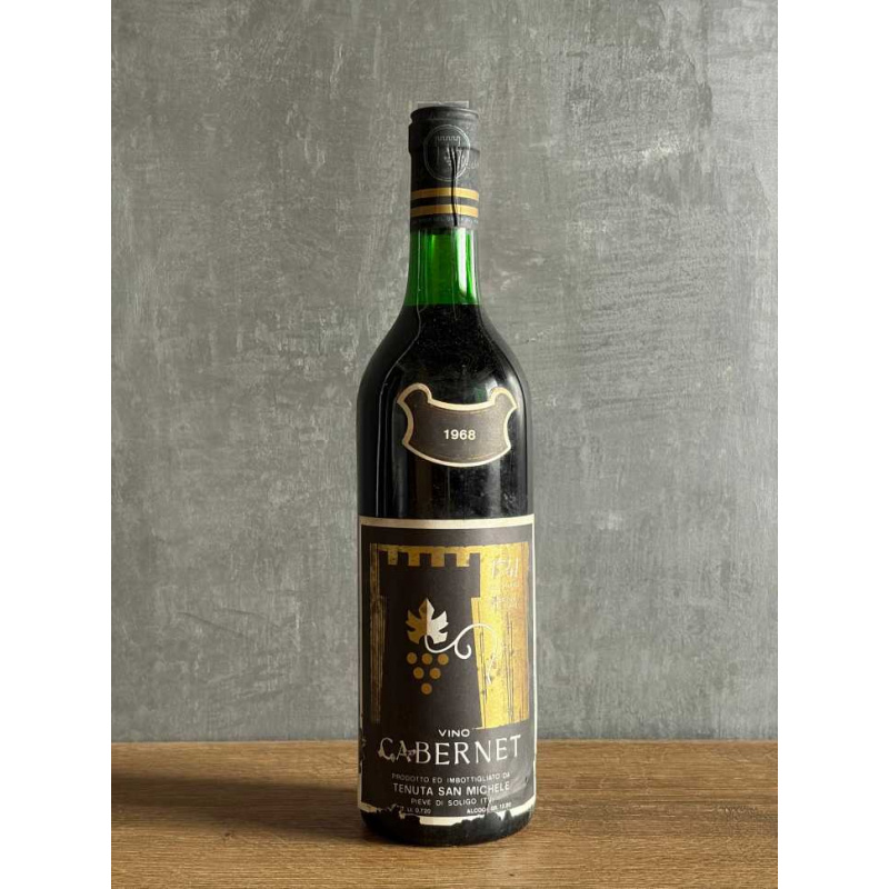 Вино Tenuta San Michele Cabernet 1968 года.