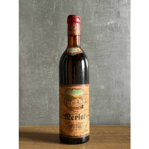 Вино Colli di Luvigliano Merlot 1964 года.