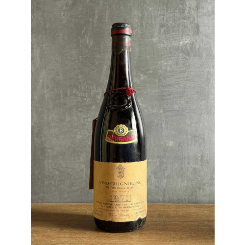 Вино Bersano Grignolino 1971 года.