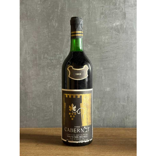 Вино Tenuta San Michele Cabernet 1968 года.