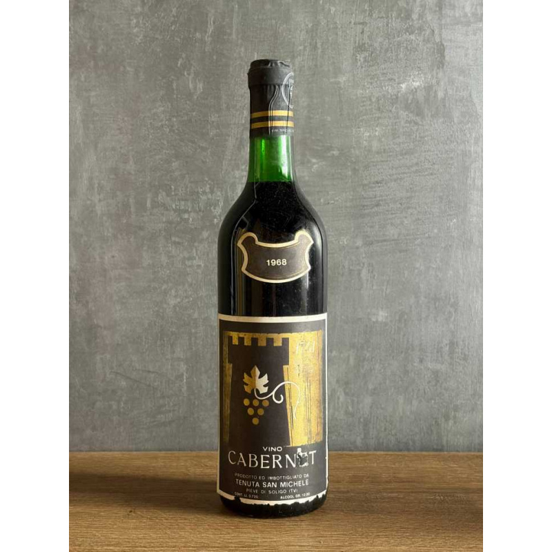 Вино Tenuta San Michele Cabernet 1968 года.
