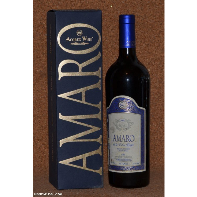 Amaro de la Valea Pierjei 2004.Cупер Вино.