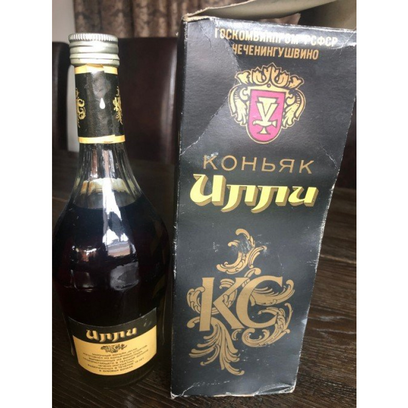 Коньяк &quot;Илли&quot; 80-х годов розлива.