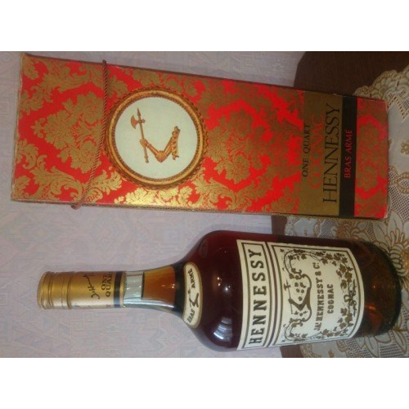 HENNESSY  &quot;BRAS ARME&quot;, 940ml.  60&#039;s годы