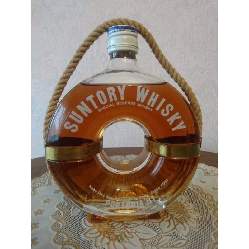 SUNTORY WHISKY  &quot;PORTOPIA 81&quot;, 700ml.  1981 год  Юбилейный выпуск