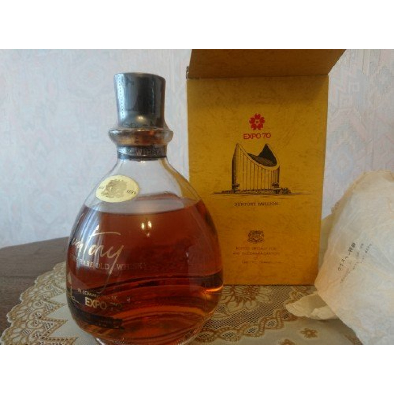 SUNTORY WHISKY  &quot;EXPO 70&quot;, 700ml.  1970 год  Юбилейный выпуск