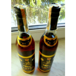 Коньяк Тирас Квинт Kvint 40% 0,5Л до 2002 г. 2 Бутылки