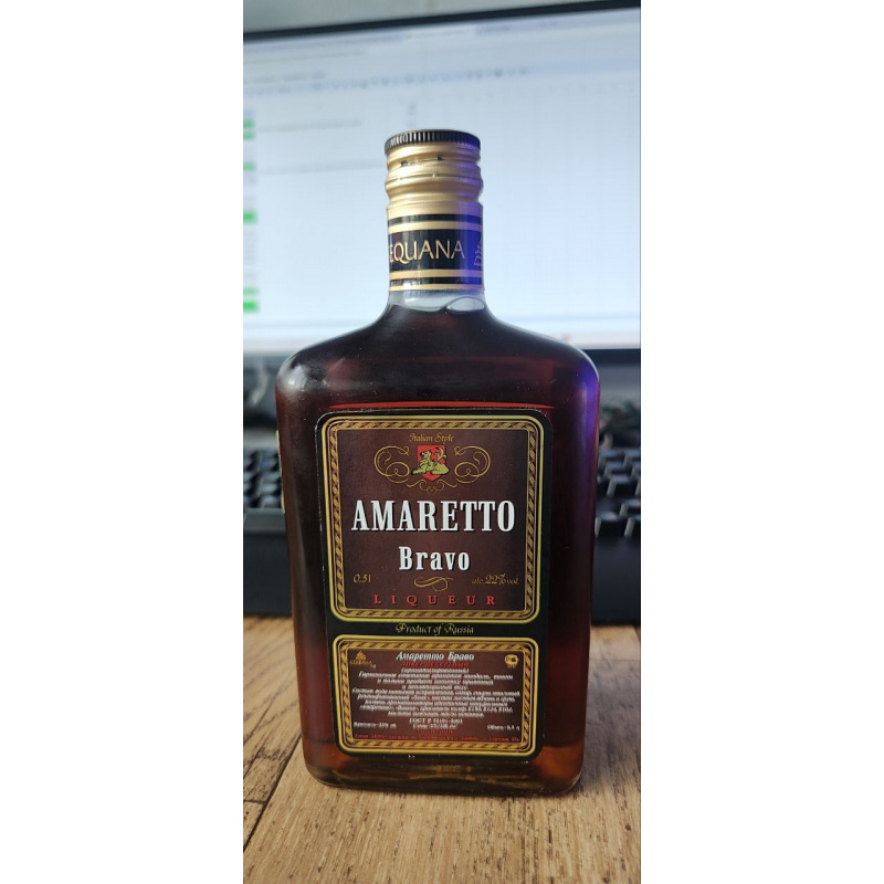 Коллекционный ликер Амаретто Браво 2009 г. (Sequana)